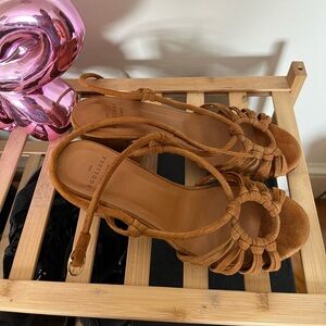 Heeled Suede Gloria Sandals